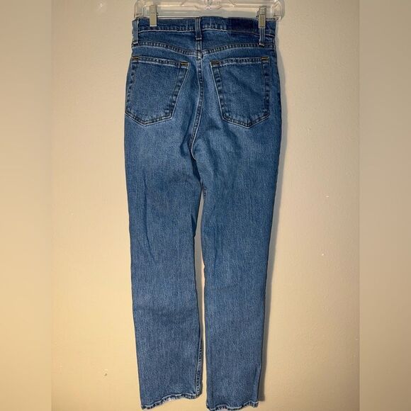 Abercrombie & fitch curve love 90’s straight ultra high rise jeans 6/28 Short #7 - Picture 4 of 8